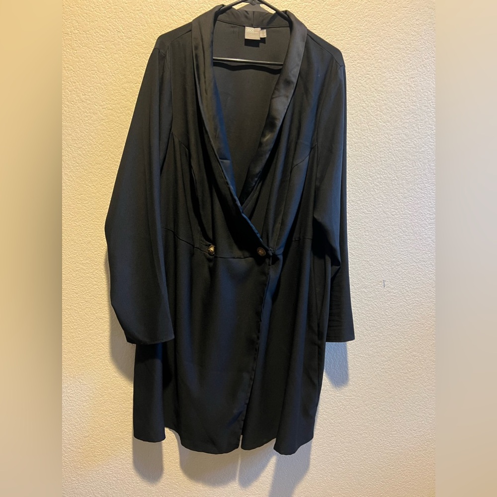 ASOS Buttoned Jacket Blazer Cape Plus Size US 20